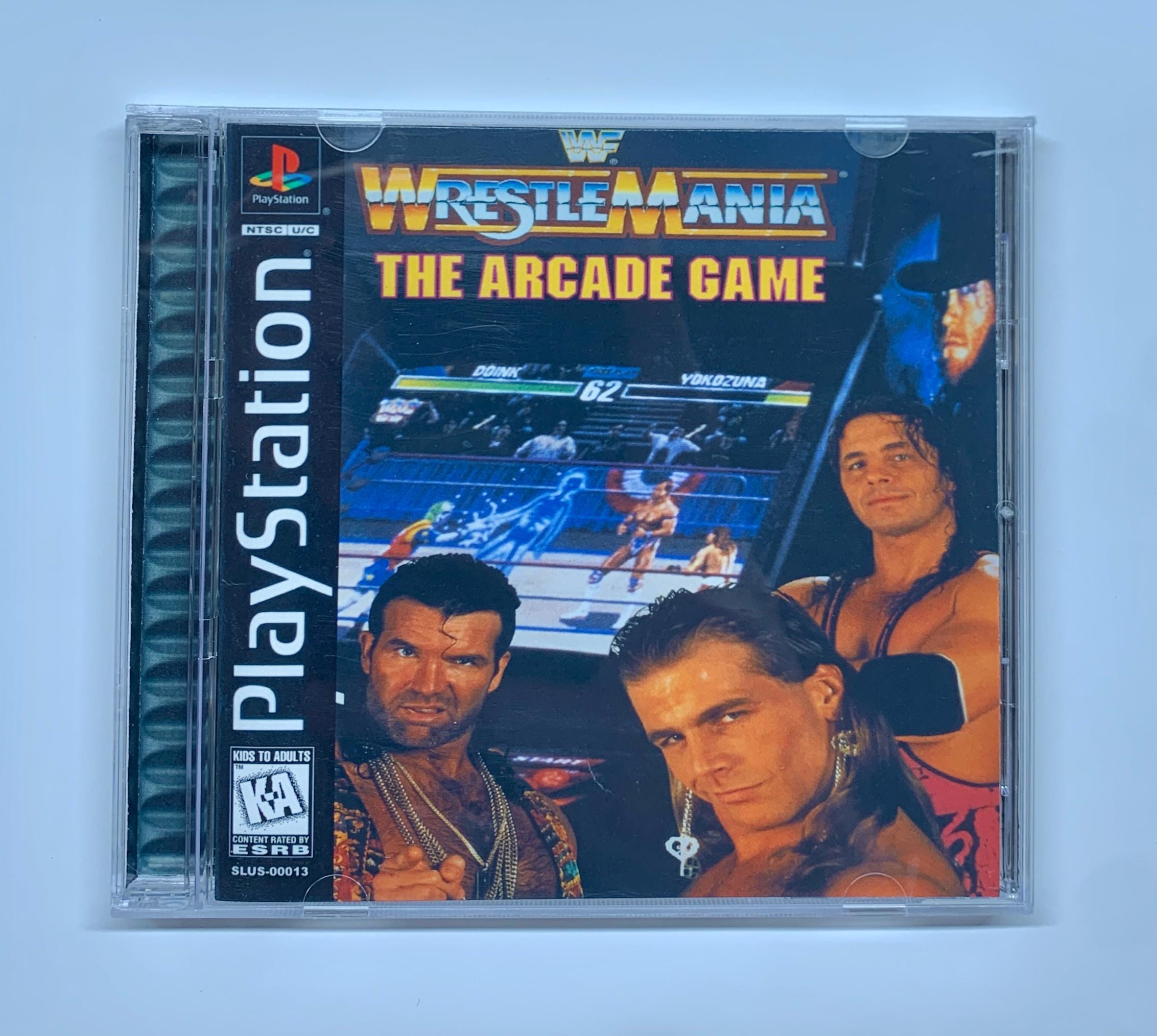 WWF Wrestlemania the Arcade Game - Playstation 1 - Custom