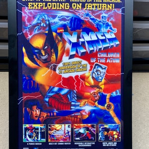 X-men Children of the Atom Poster - CPS2 Capcom - Etsy