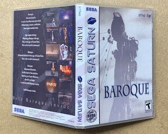 Baroque - US Variant - Sega Saturn Custom Game Case - Etsy
