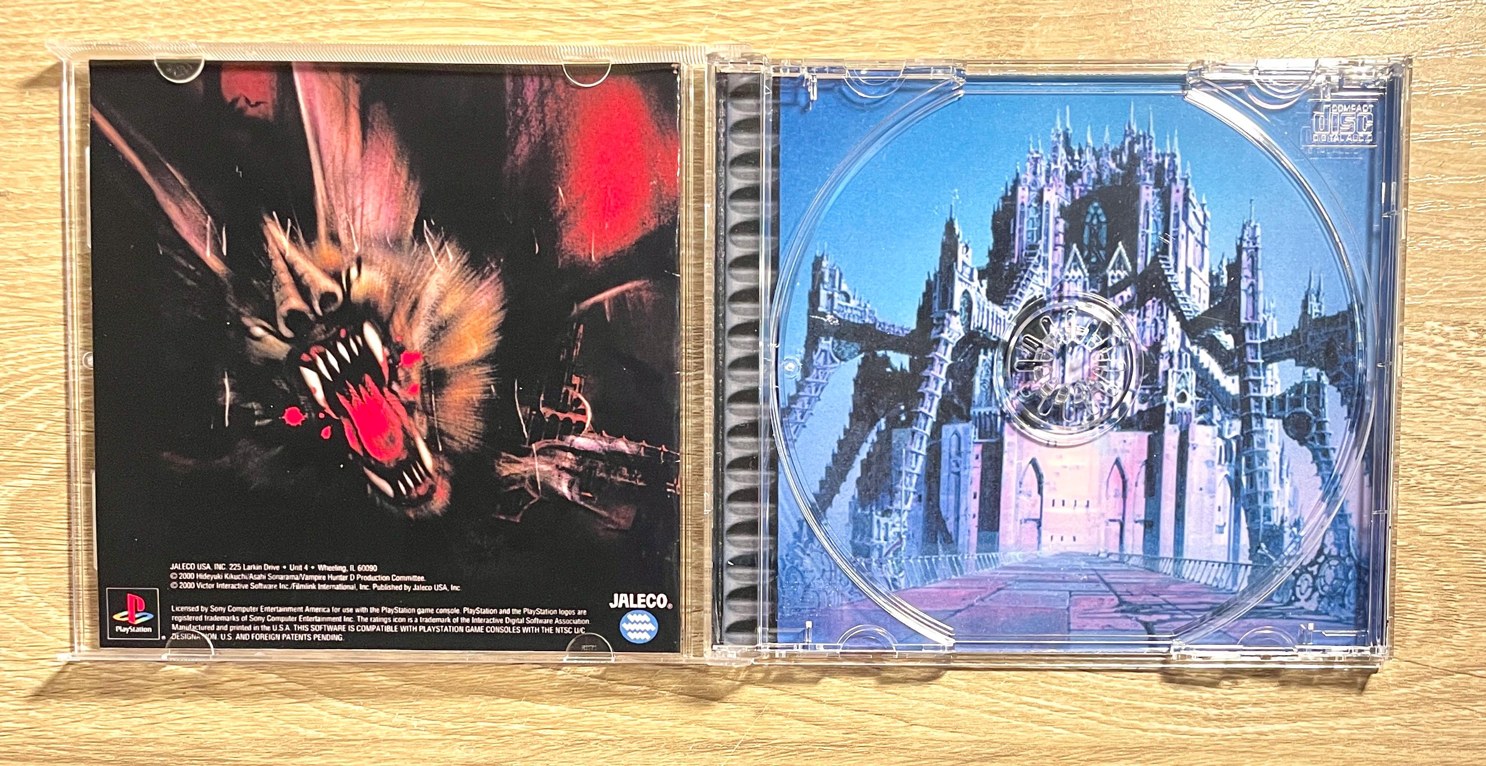 Vampire Hunter D - Playstation 1 - Replacement Game Case - No