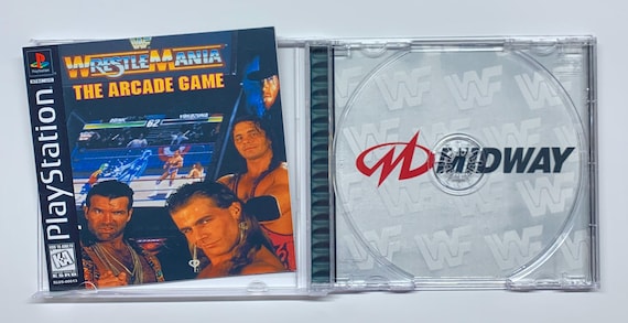 WWF Wrestlemania the Arcade Game - Playstation 1 - Custom