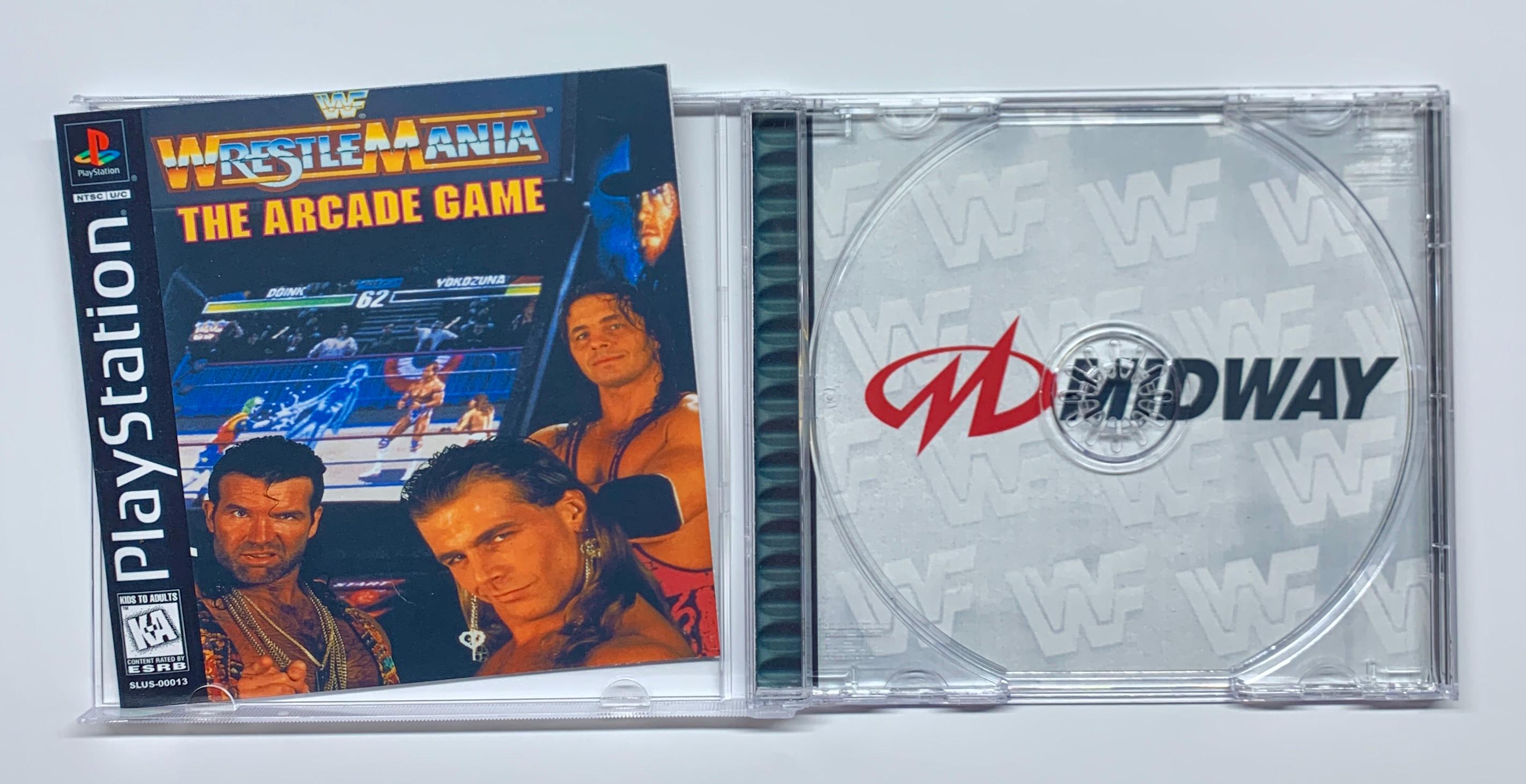 WWF Wrestlemania the Arcade Game - Playstation 1 - Custom