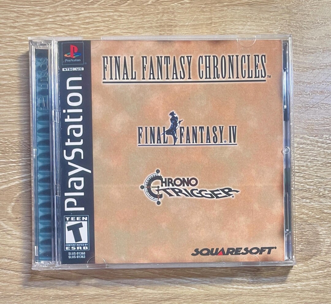 Final Fantasy Chronicles - Playstation 1 - New Replacement 2 Disc Game ...
