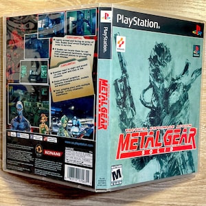Metal Gear Solid 2 Cover - Etsy Metal Gear Solid 2 Cover - Etsy