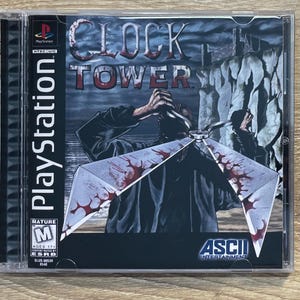 Tour de l'horloge - PlayStation 1 - Nouvelle boîte de jeu de remplacement personnalisée - VEUILLEZ LIRE LA DESCRIPTION