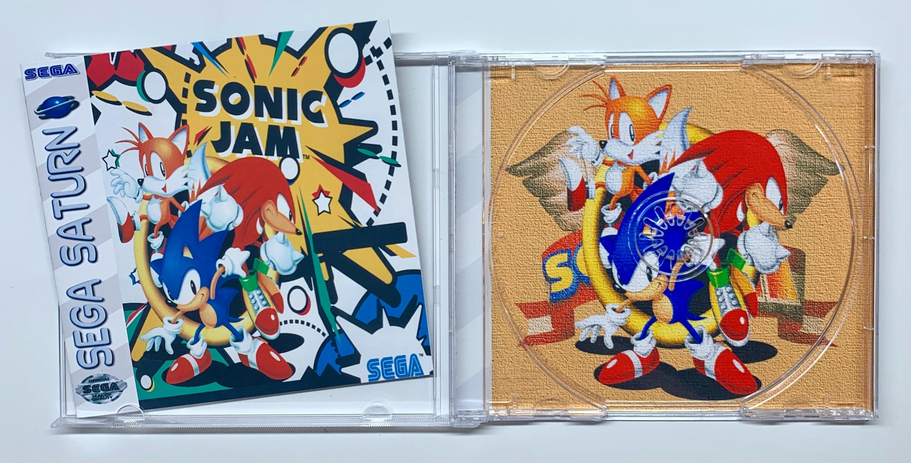 ジャパンギャルズ Jソニック Sonic Jam - Sega Saturn Custom Jewel Game Case - No Disc/manual