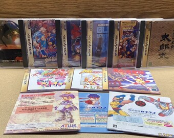 上　CD Pick Any Title - Sega Saturn Japan - Custom Replacement CD
