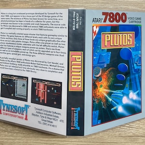 Plutos - Atari 7800 - Clear Game Case Only - No Game Included - Please Read