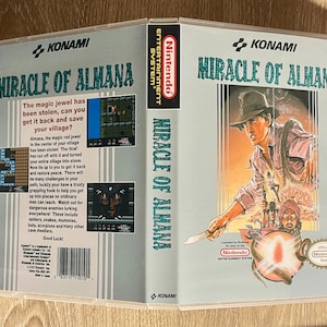Miracle of Almana / Arumana No Kiseki - Nintendo/NES New Replacement Game Case Only - Free Shipping