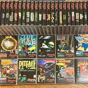 Pick Any Title - Atari Jaguar - New Clear Universal Game Cases - Free Shipping!
