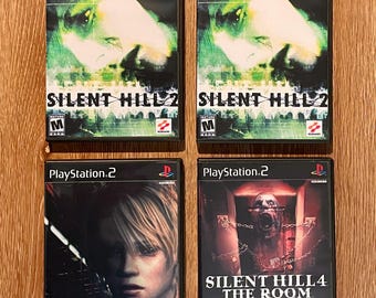 Silent Hill 2, 3, 4 - New Replacement Black DVD Game Case Only - No Game Disc or Manual