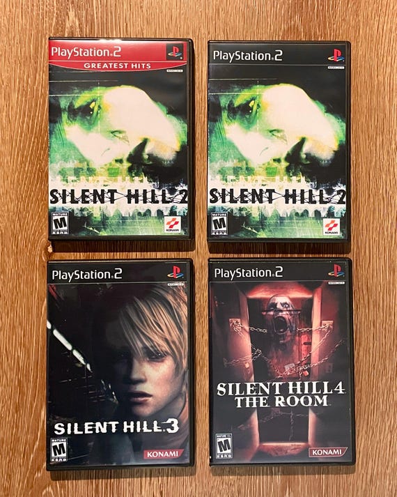 「silent」DVD-BOX Silent Hill 2, 3, 4 - New Replacement Black DVD Game Case Only