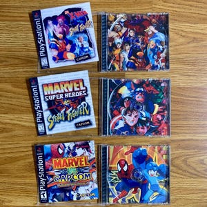 X-men VS Street Fighter Sur PlayStation 1 (PS1) - Version US Complète - TB