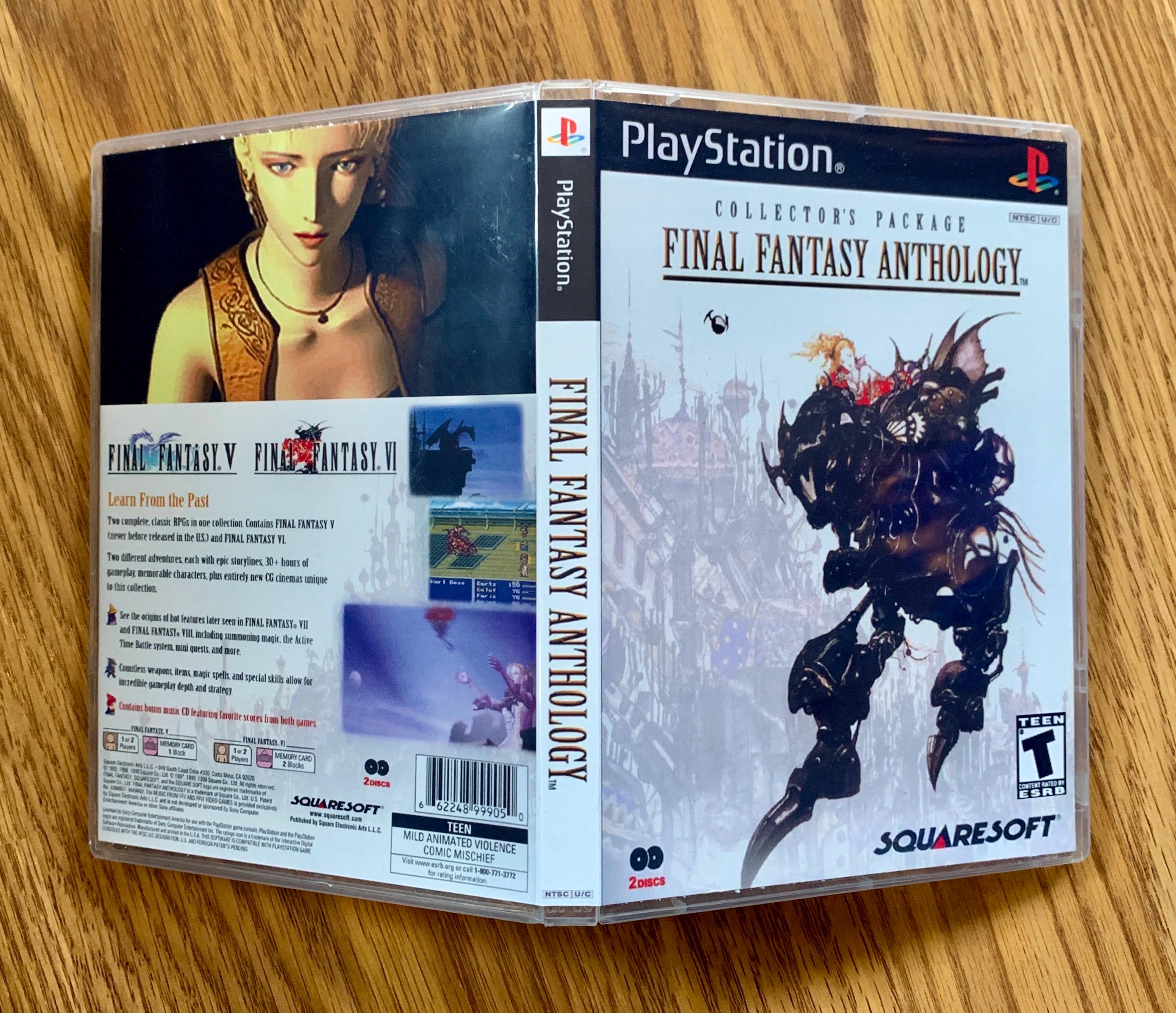 Final Fantasy Anthology - Playstation 1/PS1 - New Clear 2 Disc DVD
