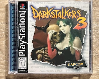 Darkstalkers 3 - PlayStation 1/PS 1 - Custom Replacement Game Case - Free Shipping