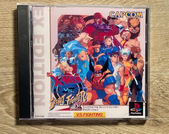 X-Men vs. Street Fighter EX Edition - PlayStation 1 Japan - New Replacement Game Case - No Game/Manual