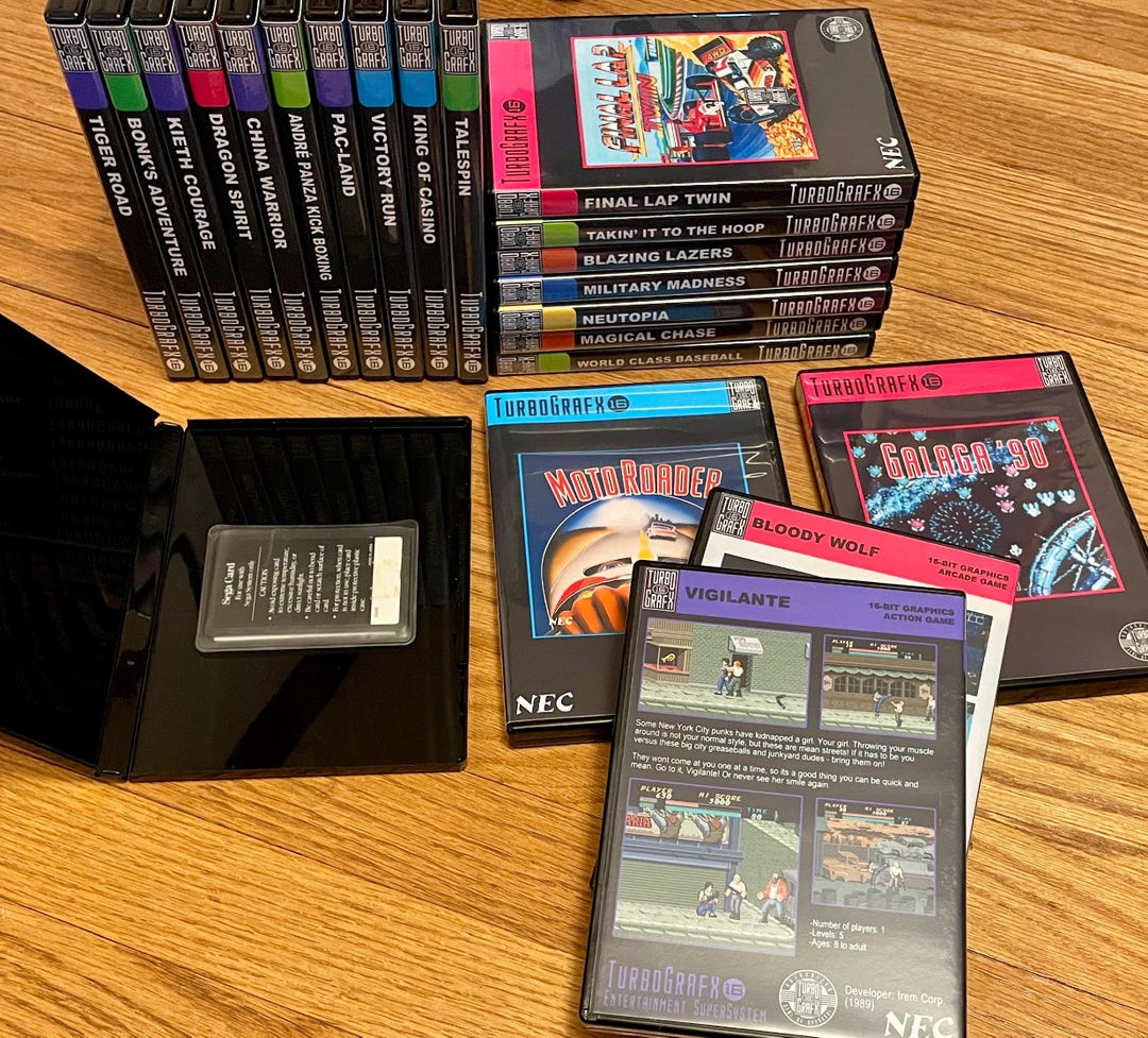 Pick Any Title Turbografx 16 PC Engine Custom Replacement
