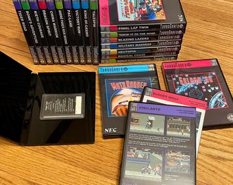 Pick Any Title - Turbografx 16 / PC Engine - Custom Replacement Game Cases - Free Shipping
