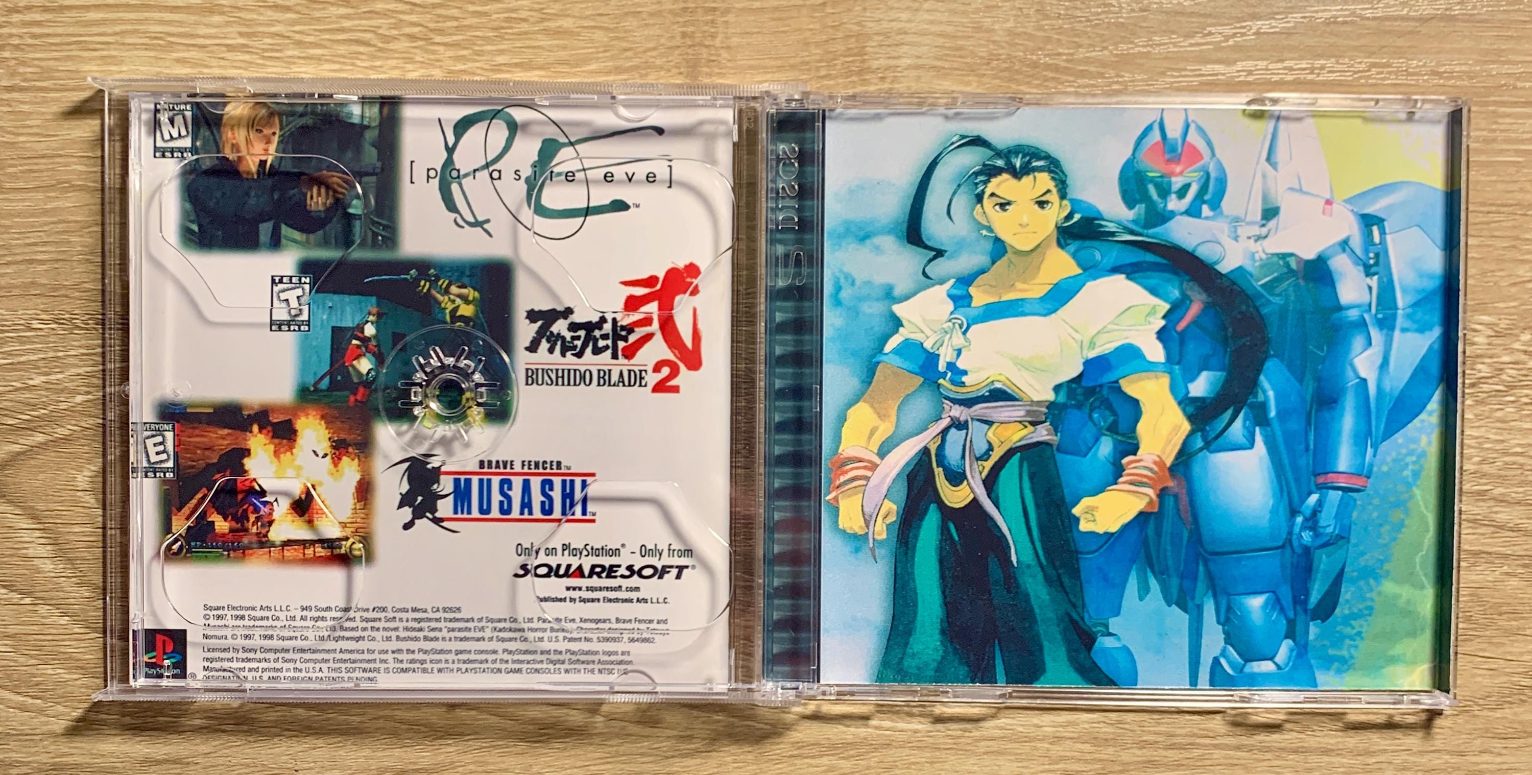 【未開封】ゼノギアス　CDキャリングケース 2 Disc Replacement Game Case - Xenogears - Playstation 1 - No