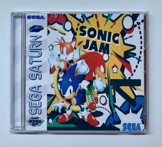 Sonic Jam - Sega Saturn Custom Jewel Game Case - No Disc/manual