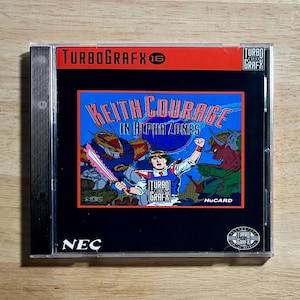 Keith Courage in Alpha Zones - Custom Jewel Game Case - TurboGrafx 16 - No Game or Manual Included