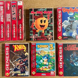 Pick Any Title - SEGA Genesis / Mega Drive - New Clear Universal Game Cases - Free Shipping!