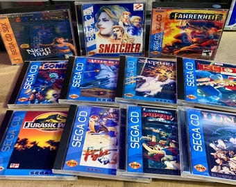 Pick Any Title - Sega CD / Mega CD - Replacement CD Jewel Cases