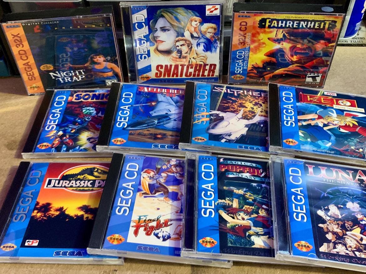 Pick Any Title - Sega CD / Mega CD - Replacement CD Jewel Cases - Etsy