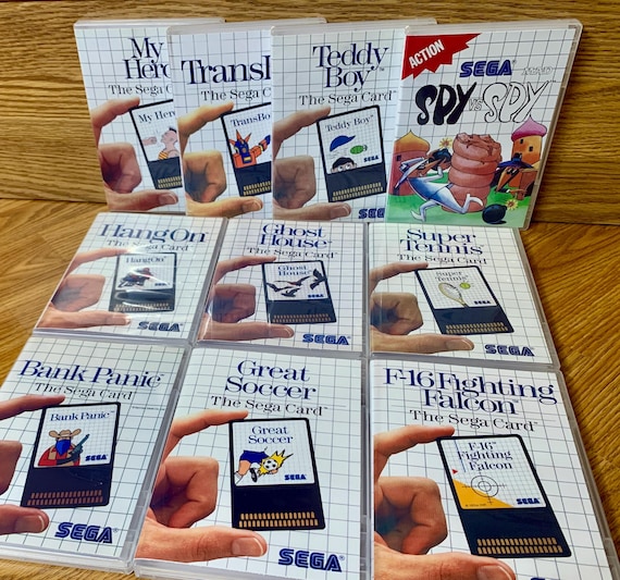 Sega My Card - Master System Mark 3 - Replacement Game Cases