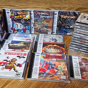 Pick Any Title - Sega Saturn US - Custom Replacement CD Jewel Cases