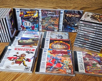 Pick Any Title - Sega Saturn US - Custom Replacement CD Jewel Cases