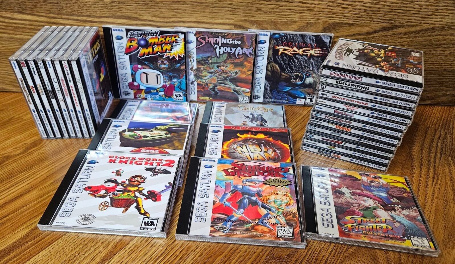 ☆空箱含む☆SEGASATURN ケースまとめ売り Pick Any Title - Sega Saturn US - Custom Replacement CD Jewel