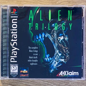 Alien Trilogy - PlayStation 1 - Estuche de repuesto nuevo - Sin manual ni disco de juego - ¡Envío gratis!
