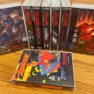 Pick Any Title - Atari Jaguar - New Clear Universal Game Cases - Free Shipping!