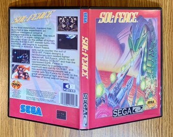 Sol-Feace / Sol Feace 1- Sega Mega CD Custom Game Case