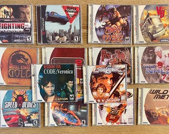 Sega Cd/saturn/dreamcast Replacement Cover Art (photo Matte, NOT