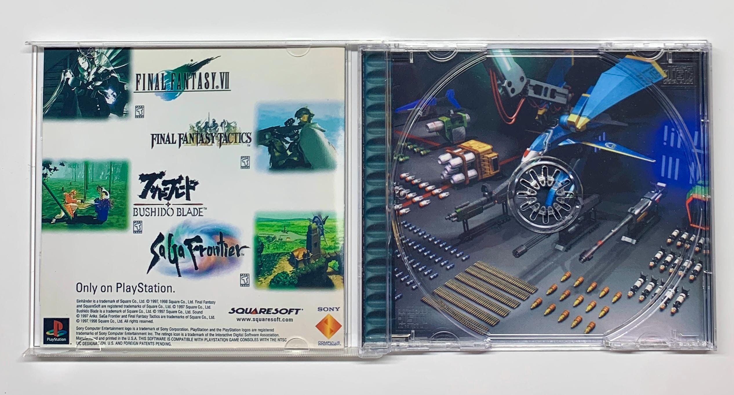 Einhander - Playstation 1 - New Custom Replacement Game Case - No