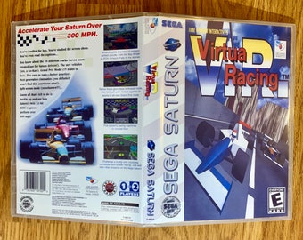 VR Virtua Racing - Sega Saturn Custom Game Case