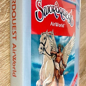 Swordquest: AirWorld - Atari 2600 - Custom Clear Game Case Only - No Game Included