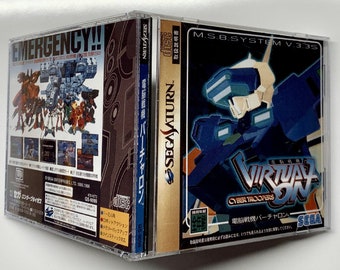 Replacement Game Case Only  - Virtual On: Cyber Troopers - Sega Saturn Japan