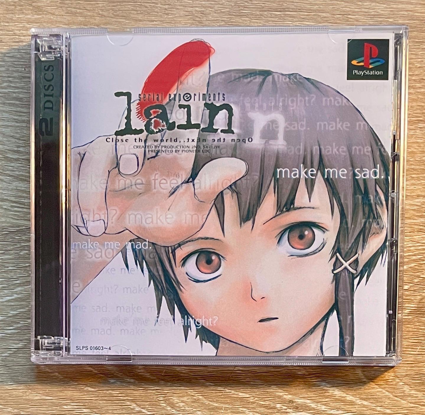 Serial Experiments Lain - Japan Playstation 1 - New 2 Disc