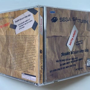 Bootleg Sampler Demo Disc - New Custom Game Case Only - Sega Saturn - Free Shipping