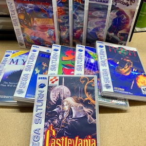Pick Any Game - Sega Saturn Replacement DVD Game Cases - Free Shipping