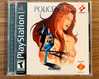2 Disc Replacement Game Case - Policenauts - PlayStation 1 - No Manual or Game Disc - Free Shipping!