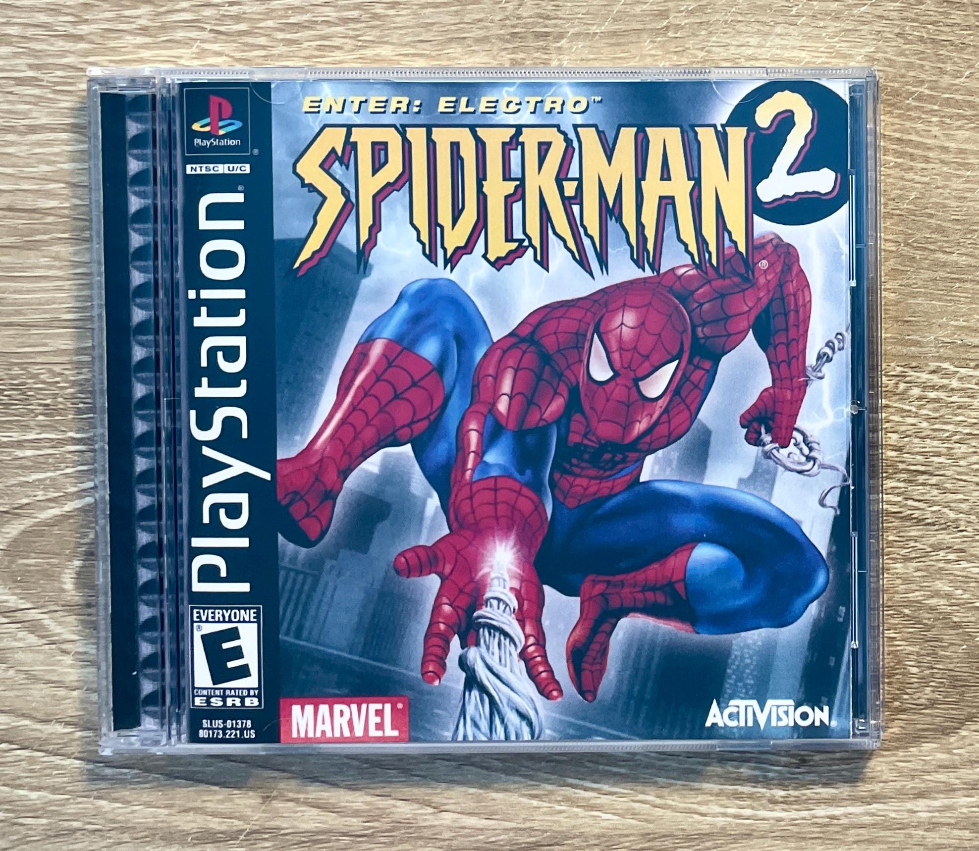 Spider-man 2 Enter: Electro - Playstation 1 - New Replacement Game