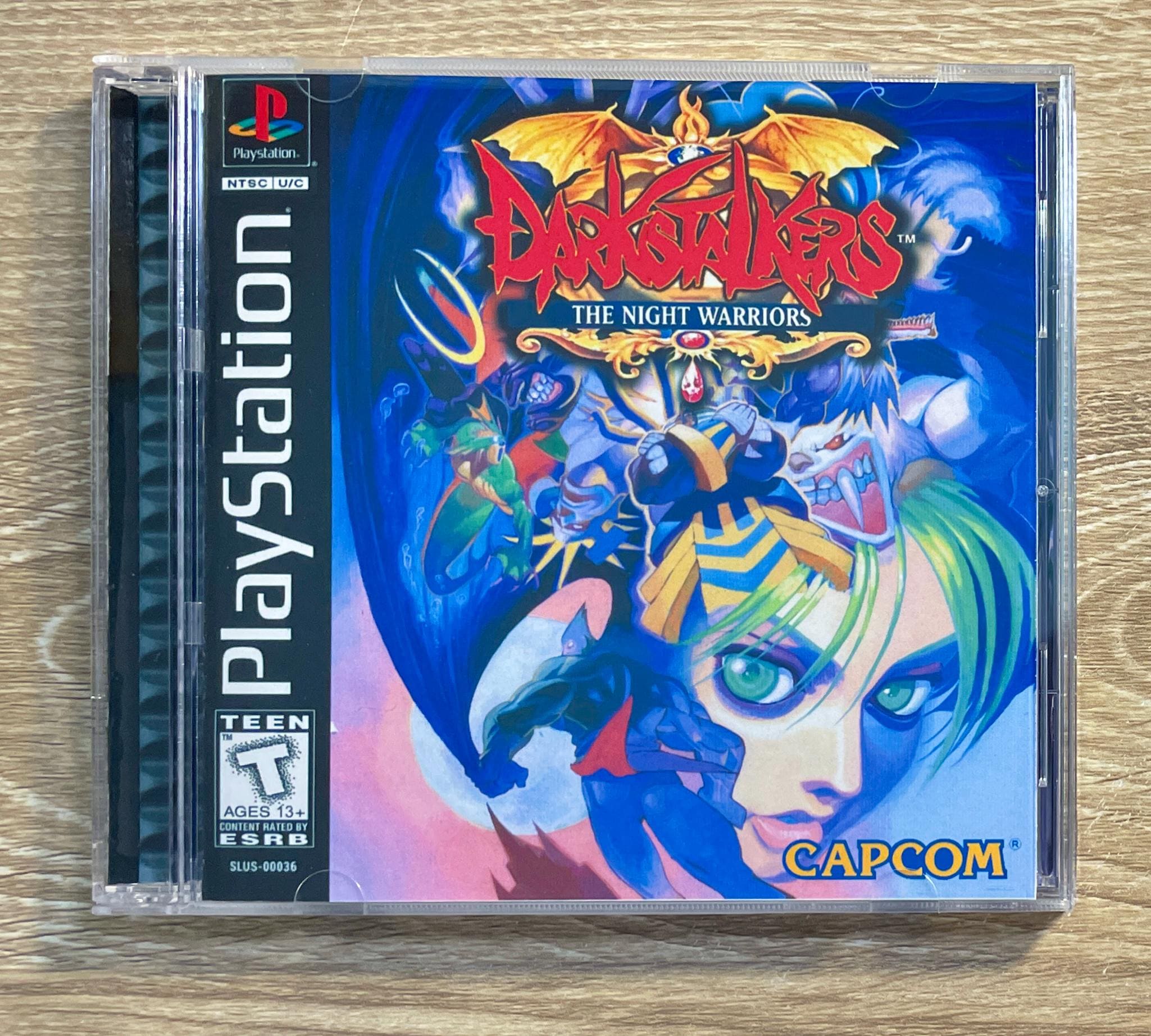 Darkstalkers the Night Warriors - Playstation 1 - New Replacement