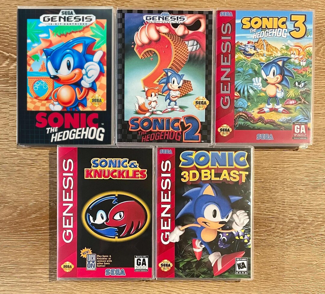Sonic and Knuckles - Sonic 1 -2 - 3 - Sonic 3D Blast - SEGA Sonic and Knuckles - Sonic 1 -2 - 3 - Sonic 3D Blast - SEGA