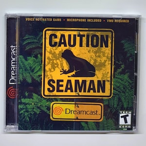 Seaman - New Sega Dreamcast Custom Game Case - No Manual - Free Shipping