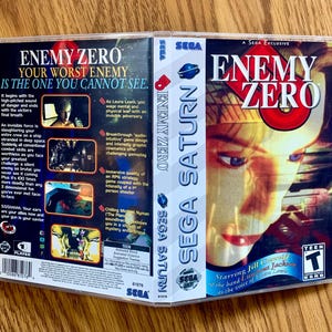 Enemy Zero - 4 Disc DVD Case - Sega Saturn Custom Game Case