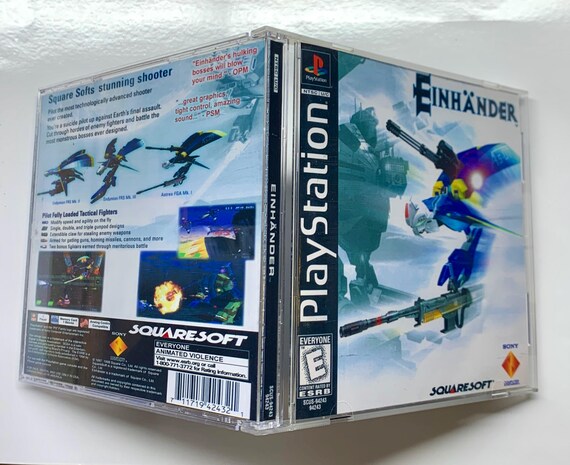 Einhander - Playstation 1 - New Custom Replacement Game Case - No